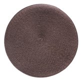 Prostírání kulaté SPLOT hnědá O 38 cm Mybesthome