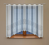 Dekorační žakárová záclona s řasící páskou KAREN 160 bílá 300x160 cm MyBestHome