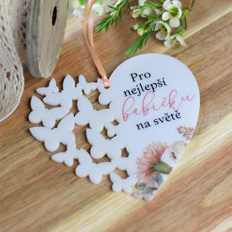 Srdce s motýly - Nejlepší babička