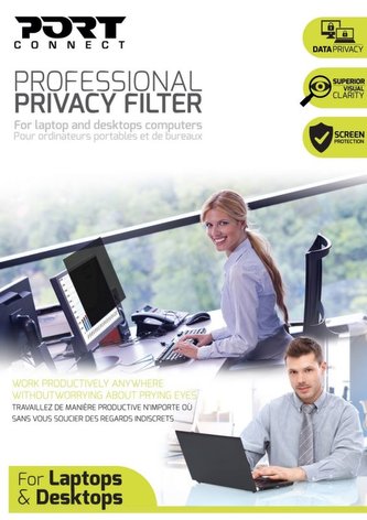 PORT CONNECT PRIVACY FILTER 2D - 21,5'', 16/9, černý