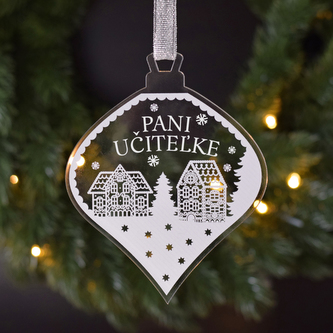 Ozdoba Zimní krajina - "Pani učiteľke" SK