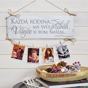 XXL cedule - Rodinný příběh (pro fotografie)
