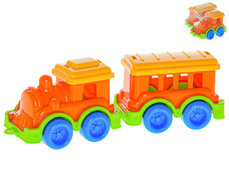 Vlak s vagónem 19cm v síťce Vlak s vagónem 19cm v síťce
