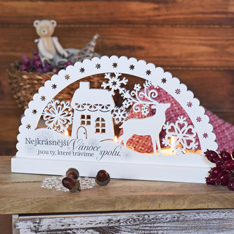 Vánoční svícen - Vánoce, které trávíme spolu.