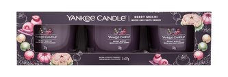 YANKEE CANDLE Berry Mochi svíčka votivní 3ks sada
