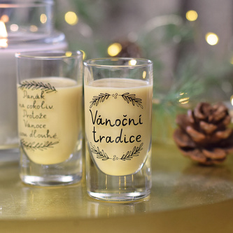 Panáková sklenice - Vánoční tradice