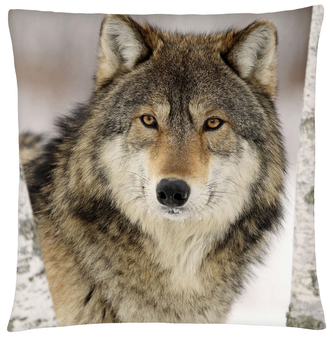 Polštář s vlkem 34 Mybesthome 40x40 cm Polštář s vlkem 34 Mybesthome 40x40 cm