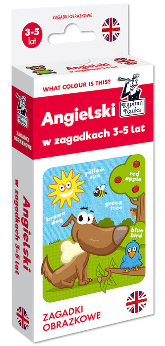 Angielski 3-5 lat. Zagadki obrazkowe. Kapitan Nauka