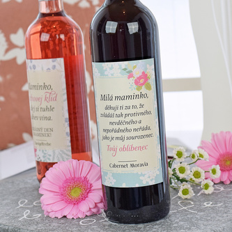 Dárkové víno - červené - Milá maminko 0,7 l