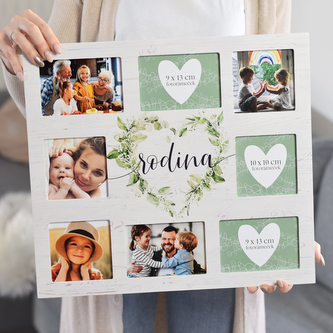 Fotorámeček XXL - Rodina se srdcem