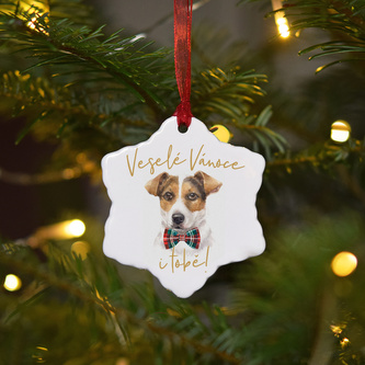 Keramická ozdoba - Jack Russell teriér