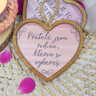 Srdce pro radost - Přátelé jsou rodina