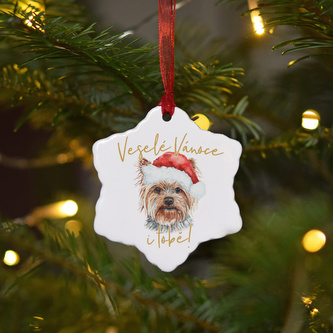 Keramická ozdoba - Jorkšírský teriér