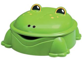 Pískoviště žabá zelené s víkem Pískoviště žabá zelené s víkem