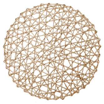 Prostírání kulaté béžová CARTA O 38 cm Mybesthome