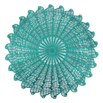 Prostírání KELLY tyrkysová O 38 cm Mybesthome