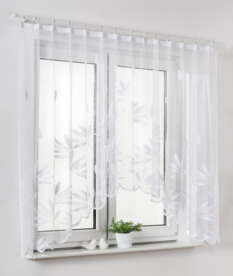 Dekorační oblouková krátká záclona ANIKA bílá 300x150 cm MyBestHome