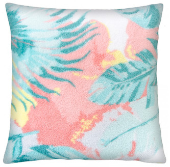 Polštář FLORETTO zelená 40x40cm, mikrovlákno Essex