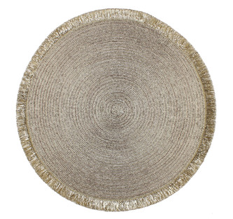 Prostírání kulaté PERU zlatá O 38 cm Mybesthome