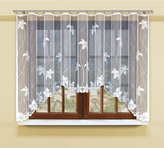Dekorační žakárová záclona s řasící páskou CYNTHIA 160 bílá 300x160 cm MyBestHome