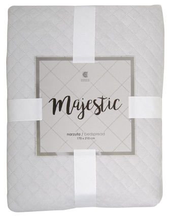 Přehoz na postel MAJESTIC šedá 170x210 cm Essex Přehoz na postel MAJESTIC šedá 170x210 cm Essex