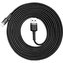 Baseus Cafule kabel USB/Lightning 2A 3m šedý/černý
