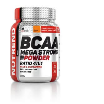 BCAA Mega Strong Powder - Nutrend - třešeň - 500 g