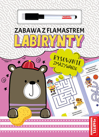 Zabawa z flamastrem. Labirynty