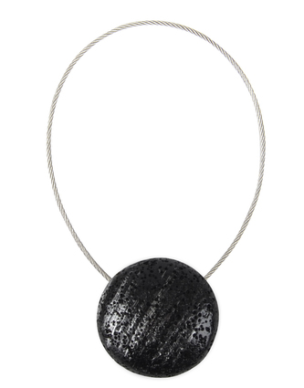 Dekorační ozdobná spona na závěsy s magnetem CALSA, stříbrná, O 3,5 cm Mybesthome