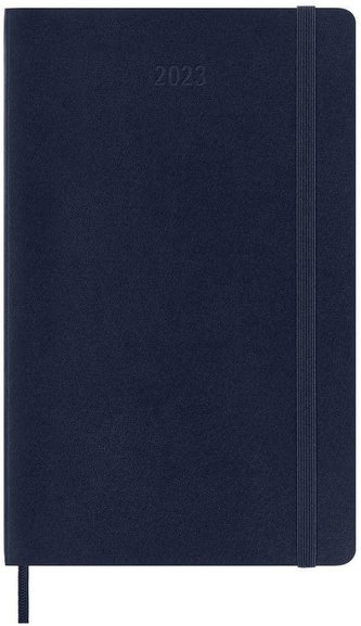 Moleskine Plánovací zápisník 2023 měkký modrý L