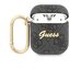 Guess 4G Script PC/PU pouzdro pro Airpods 1/2 šedé