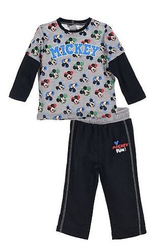 KOMPLET TRIKO A TEPLÁČKY MICKEY baby - velikost 6 m.