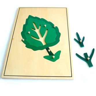 Puzzle - Velký list