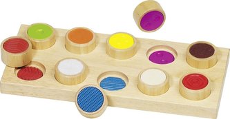 Hmatová hra - různé povrchy