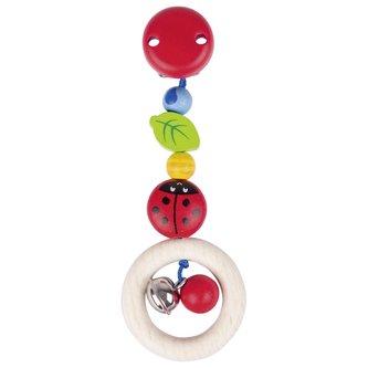 Hračka s klipem - beruška s rolničkou Hračka s klipem - beruška s rolničkou