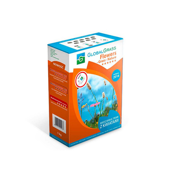 Travní směs - luční s květinami 1kg