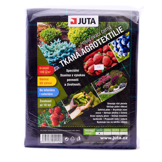 JUTA Balené tkané agrotextílie - 100g/m2 - černá 1 x 5m