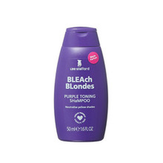 Lee Stafford Šampon neutralizující žluté tóny Bleach Blonde (Purple Toning Shampoo Mini) 50 ml woman