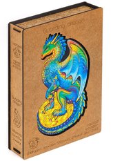 Unidragon dřevěné puzzle - Drak velikost L