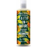 Faith in Nature Povzbuzující přírodní kondicionér pro normální a mastné vlasy Graperfuit & pomeranč (Invigorating Conditioner) Objem 400 ml woman