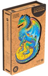 Unidragon dřevěné puzzle - Drak velikost S
