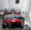 Povlečení RED CAR 3D 1x 140x200 cm, 2x povlak 70x80 cm MyBestHome