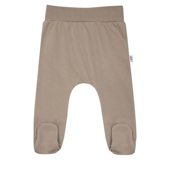Kojenecké bavlněné polodupačky New Baby BrumBrum latte - velikost 80 (9-12m)