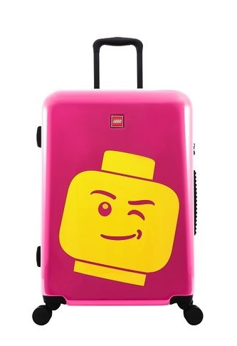 LEGO Luggage ColourBox Minifigure Head 24\\" - Berry