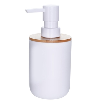 Dávkovač mýdla 330ml PH/bambus  WHITE