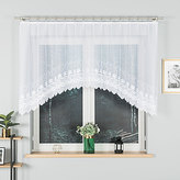 Dekorační oblouková krátká záclona JOWITA 120 bílá 250x120 cm MyBestHome