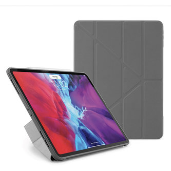 Pipetto Origami TPU pouzdro Apple iPad Pro 12,9“ (2021/2020/2018) šedé