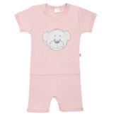 Kojenecký letní bavlněný overal New Baby BrumBrum old pink - velikost 56 (0-3m)