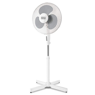 Ventilátor Black+Decker, BXEFP40E, stojanový, průměr vrtule 40 cm, 3 rychlosti, oscilace, 40 W