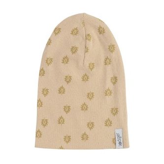 LODGER Beanie Print Rib Linen 1 - 2 roky